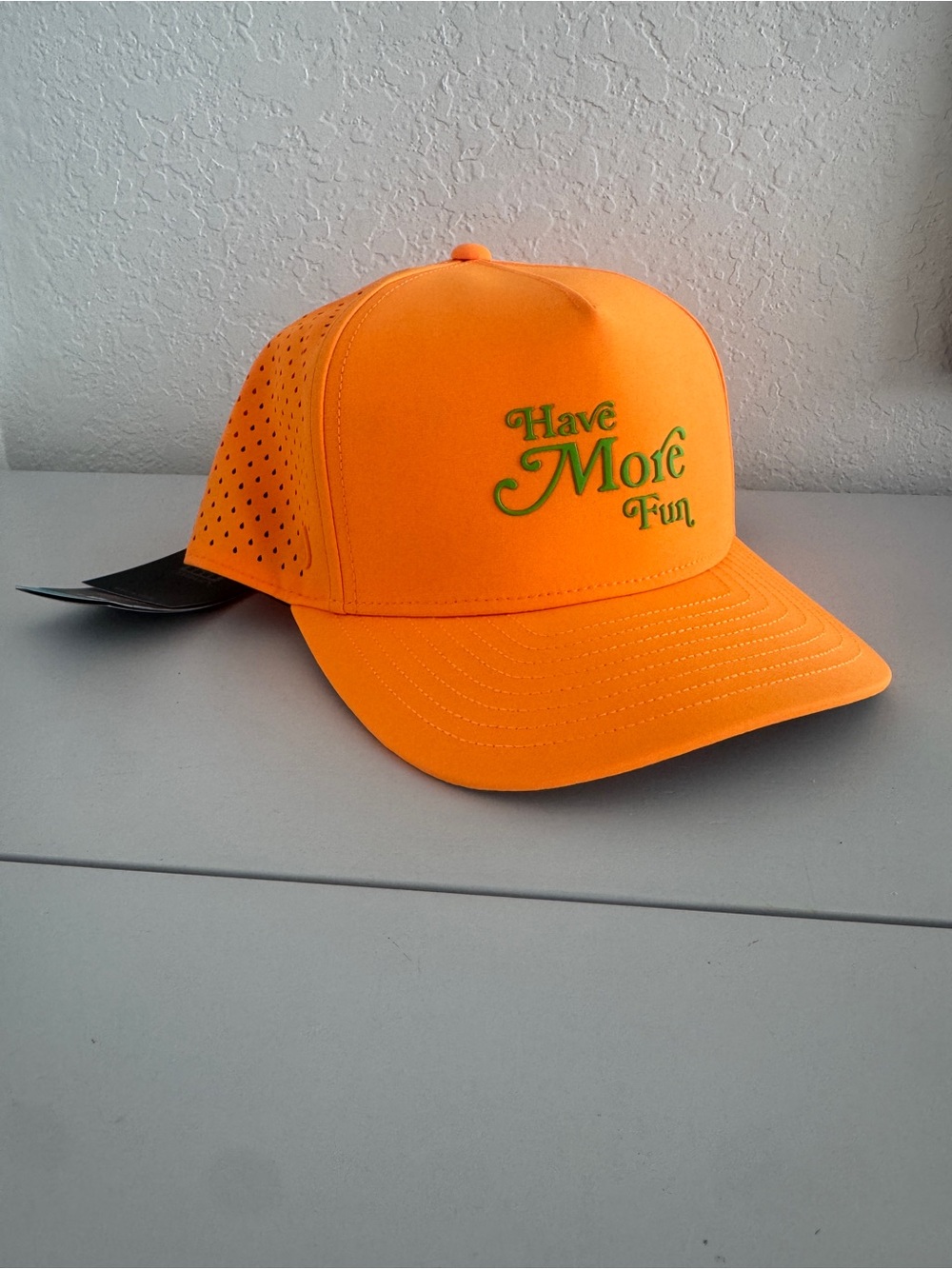 NWT Melin Hydro Odyssey Neon Orange Snapback Hat | Limited Edition